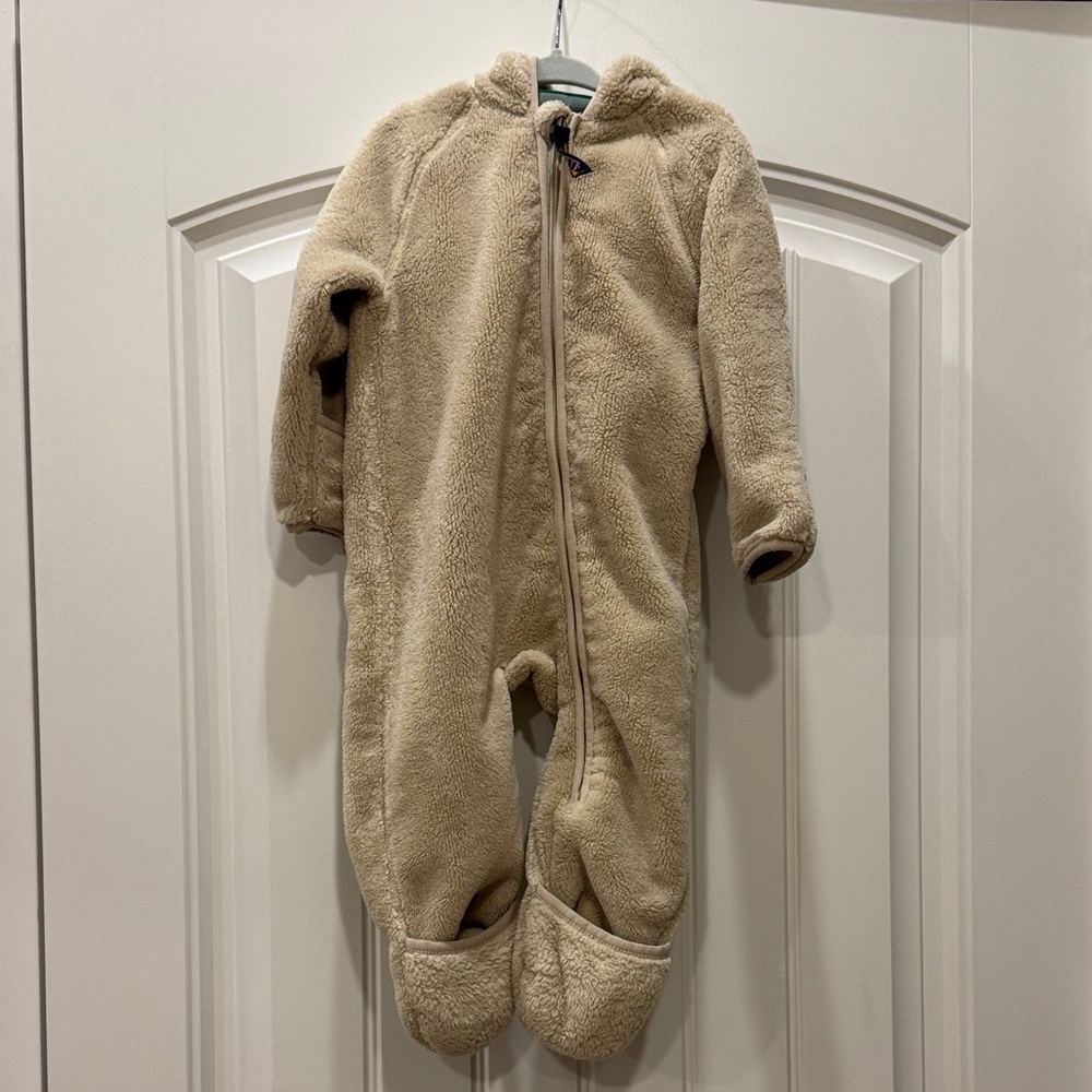 L.L.Bean Hi-Pile Fleece Bunting size 6-12m